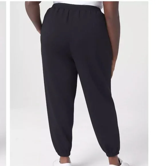 Lane Bryant Journey Knit Pull-On Jogger | Black | 24 - Picture 3 of 10